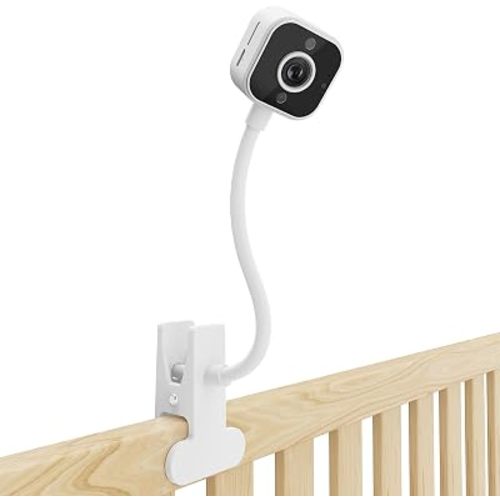 NUOTUN Baby Monitor with Camera and Audio Crib Clip Mount, Portable