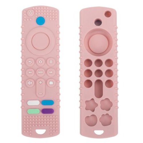 Baby TV Remote Control Teething Toy - BPA-Free Simulation Learning Remote with Puzzle Features for Toddlers