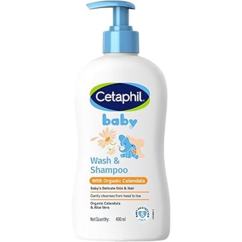 Baby Wash & Shampoo ,Tear Free, Paraben, Colorant and Mineral Oil Free, 13.5 Fl. Oz (Packaging May Vary)