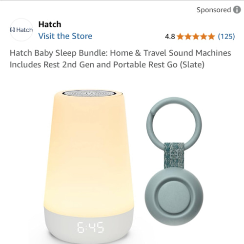 Hatch Baby Sleep Bundle: Home & Travel Sound Machines Includes Rest 2nd Gen and Portable Rest Go (Slate)