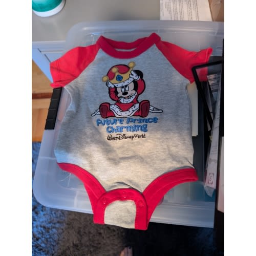 Disney onesie mickey crown