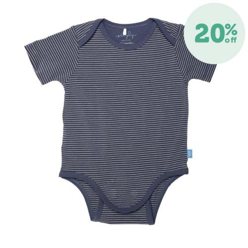 navy skinny stripe CloudStretch™ magnetic bodysuit – Magnetic Me
