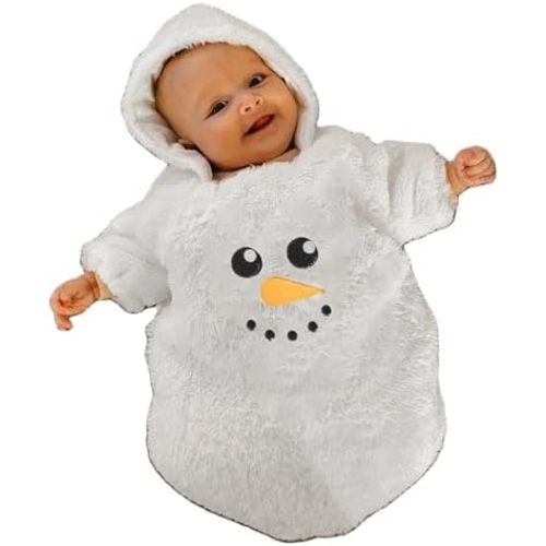 Infant Baby Girl Boy Halloween Outfits Long Sleeve Jumpsuit Ghost Romper One Piece Fall Winter Hoodie Bodysuit