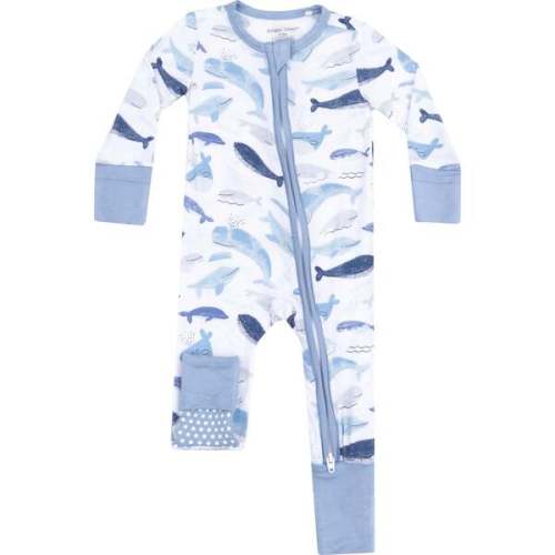 2 Way Zipper Romper Whales - Angel Dear | Maisonette