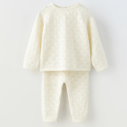 COTTON/SILK OPENWORK SET PREMIUM