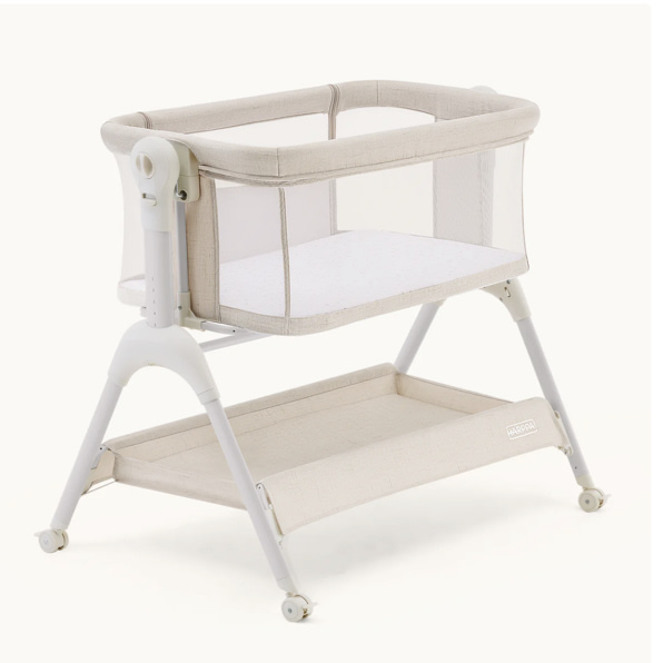 HARPPA Cuddly Sway | 3-in-1 Rocking Baby Bassinet - Sand Cream
