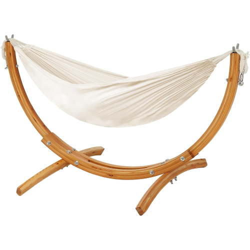 Wooden Hammock with Stand for Kids 3-5 Years (Height < 3.9ft/120cm), Premium Solid Wood Kids Hammock Chair Stand, Stable Structure, Wider & Longer Children Hammock, 220lbs Capacity