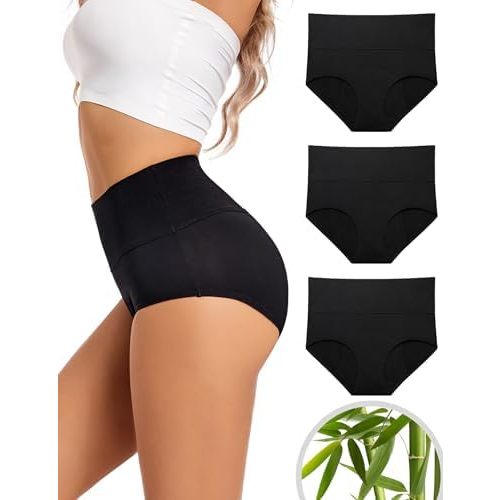 EcoPeriod Period Underwear for Women Heavy Flow High Waist Postpartum Underwear Menstrual Leakproof Period Panties