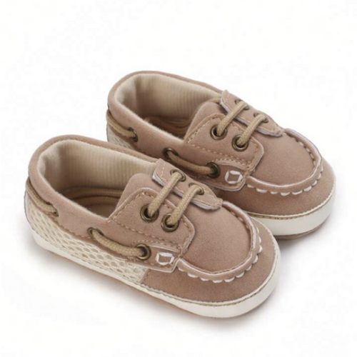 0-18 Months Newborn Infant Shoes Boys Classic Lace-Up Casual Shoes With Soft Sole, First Walking Shoes | SHEIN USA