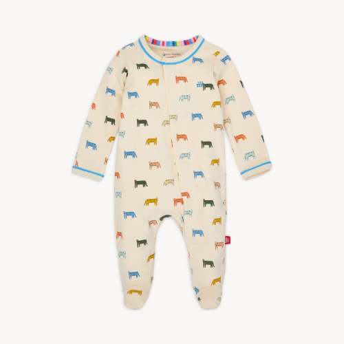 le tigre organic cotton magnetic parent favorite footie – Magnetic Me