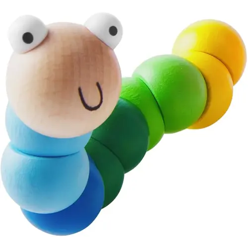 Mud Pie Children's Wiggle Worm Toy, Blue