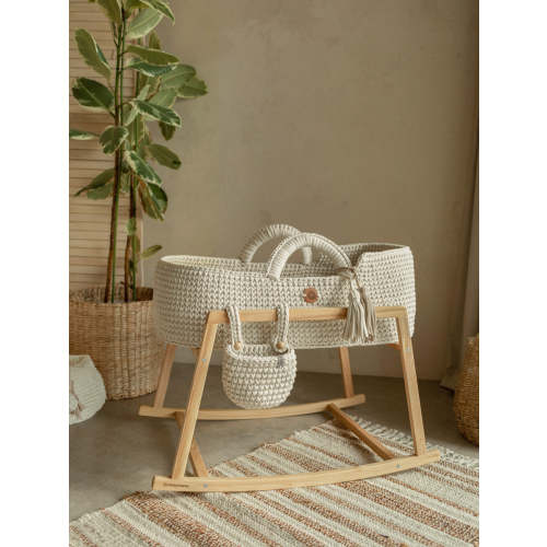 XL Moses Basket for baby nests and loungers- Color Ecru