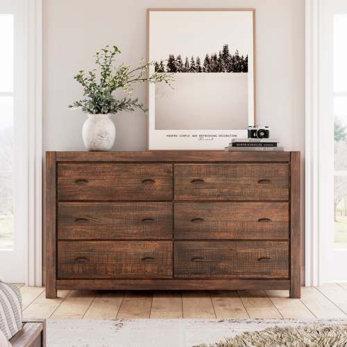 Montauk 6-Drawer Dresser – Grain Wood Furniture