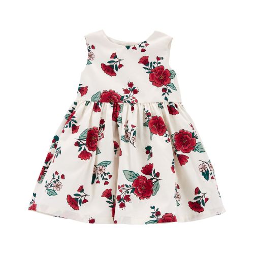 Baby Floral Sateen Holiday Dress - Carter's | Carter's