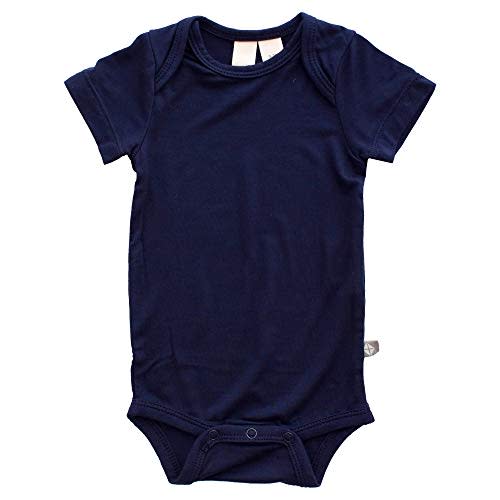 KYTE BABY Short Sleeve Unisex Baby Bodysuits, Rayon Made From Bamboo Material