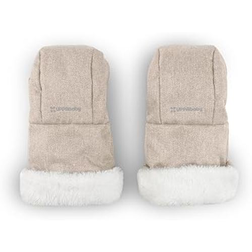 UPPAbaby CozyHandmuff - Easily Attaches to Stroller Handlebars - Ultra-Plush, Weather-Proof Hand Protection - Declan (Oat Mélange)