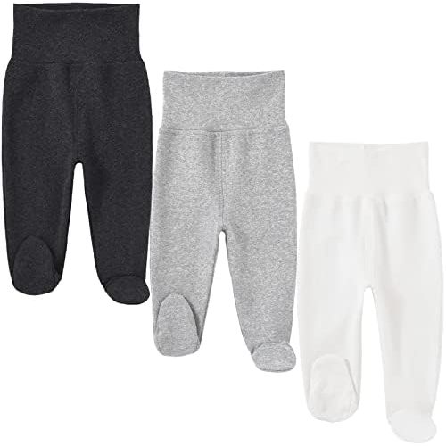 Baby Footed Pants Cotton Newborn Leggings 0-12 Months