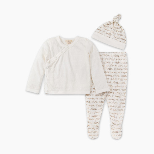 Burt's Bees Baby Newborn Take Me Home 3-Piece Set - White, Newborn