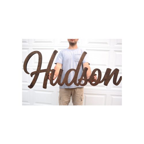 Custom Nursery Wood Name Sign for Baby Shower Gift or Personalized Nursery Decor, Kids Name Sign for Accent Wall in Nursery or Kids Room