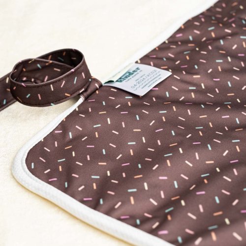 Ultra-Soft Bamboo Machine Washable and Wipeable Diaper Change Mat