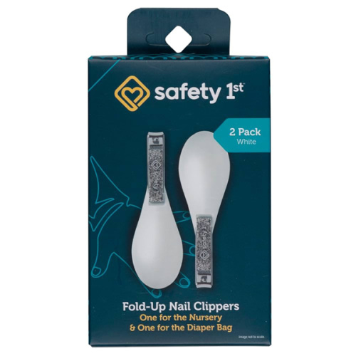 Safety 1st Fold-Up Nail Clippers - 2pk