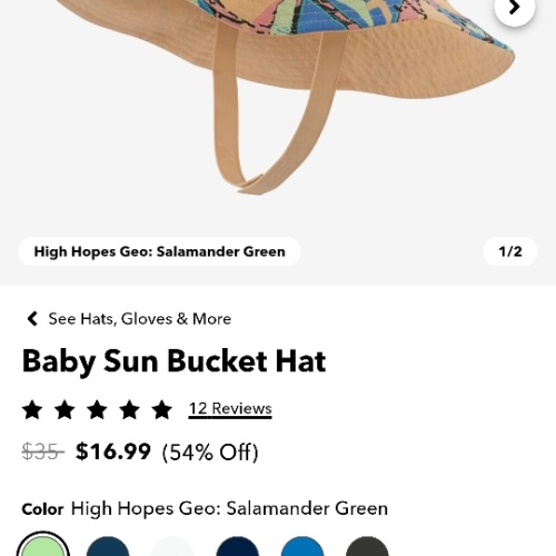Patagonia Baby Sun Bucket Hat