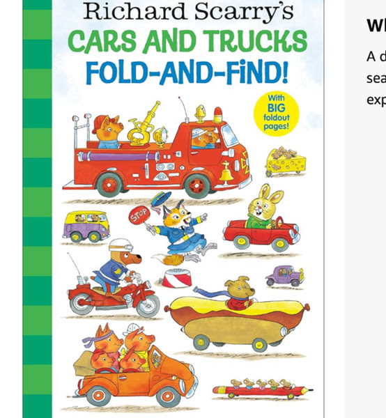 Richard Scarry's Cars and Trucks Fold-and-Find! (Richard Scarry's Busy World)