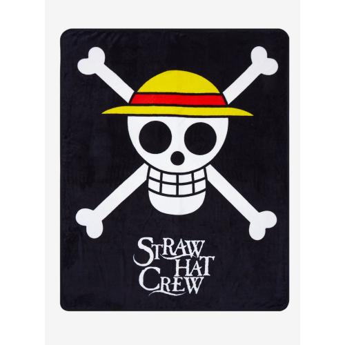 One Piece Straw Hat Crew Throw Blanket