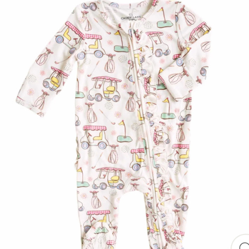 Girl Ruffle Zipper Footies - Best Sellers