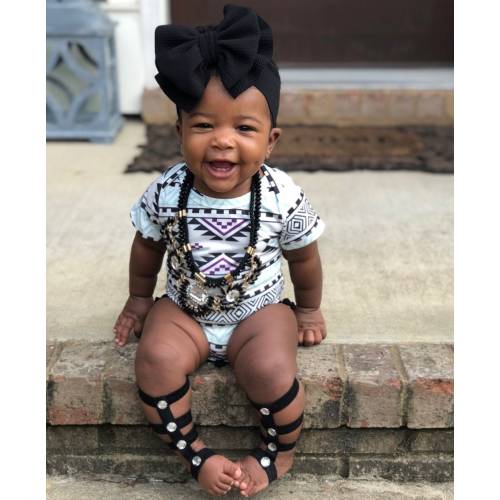 Black Bow - Black Headwrap - Black Bow - Baby Bow - Girls Bow - Big Black Bow - Large Black Bow - Permanently Sewn Stretchy Wrap