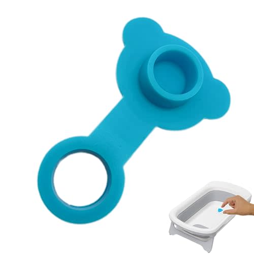 COLDDD Bathtub Stoppers, Silicone Bathtub Stopper, Fits Most Baby Bathtubs, 5 Sizes of Baby Bath tub Plugs (1.0'' I.D.)