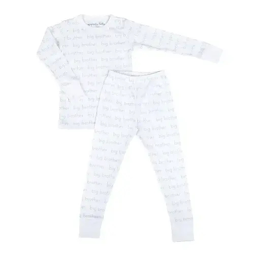 Magnolia Baby Boy Big Brother Print Long Pajamas