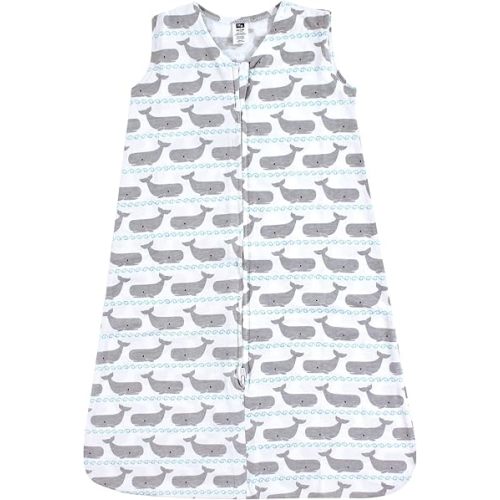 Hudson Baby Unisex BabyCotton Sleeveless Wearable Sleeping Bag, Sack, Blanket
