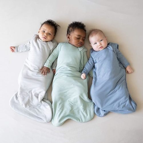 KYTE BABY Unisex Rayon Sleeping Bag for Babies and Toddlers, 1.0 Tog - Slate - Small