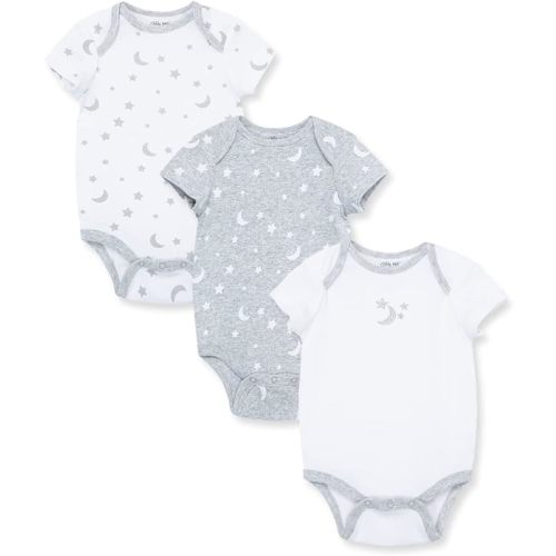 Little Me Unisex Baby 3-pack Onesies