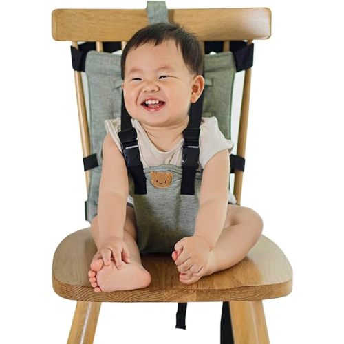 Baby Travel Essential Harness Seat Baby Traveling Must Haves Portable Highchair for Baby Travel High Chair for Babies Portable High Chair for Travel Baby Essentials Baby Travel Gear