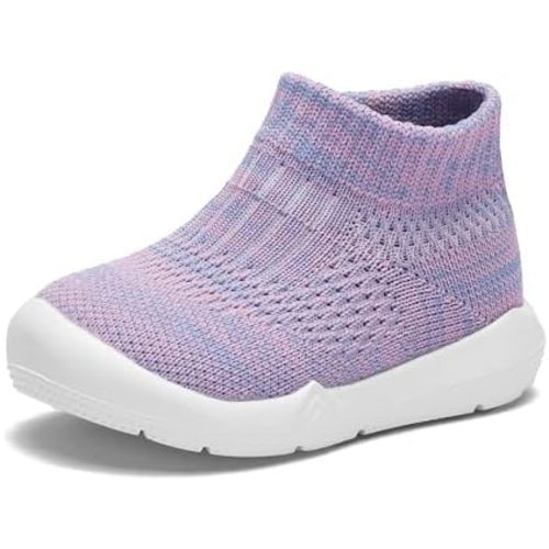 Engtoy Baby Shoes & Socks - Non-Slip Breathable Slippers with Soft Rubber Sole - Baby Boys & Girls Slip On Sneakers