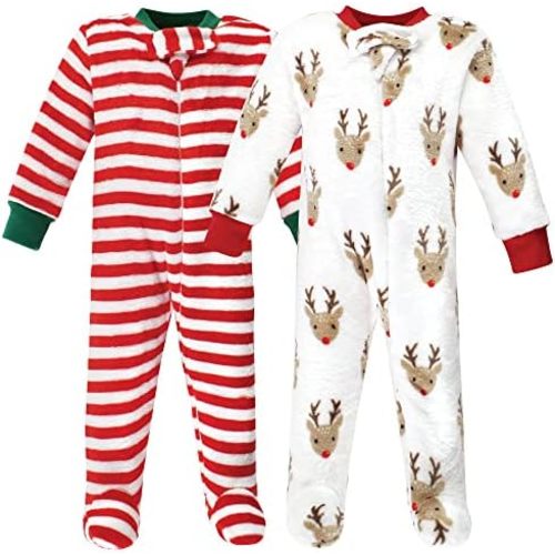 Hudson Baby Baby Girls' Plush Sleep and Play