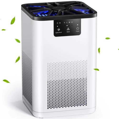 ALROCKET Air Purifier, with HEPA Filter for Home, Remove 99.9% Smoke Dust Allergies for 300 SQ.ft