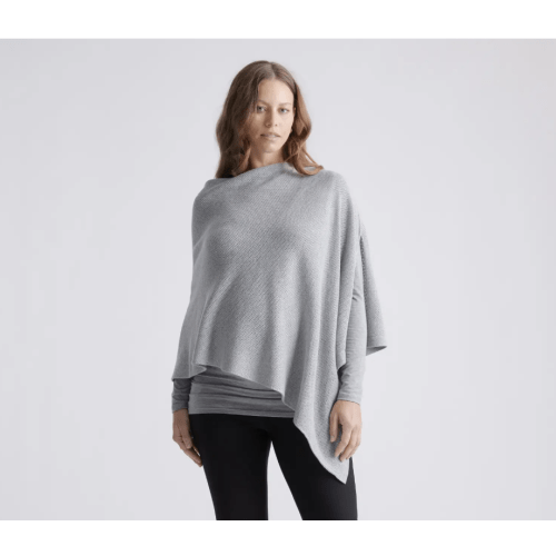 Cotton Cashmere Nursing + Carrier Cover (in Heather Gray)