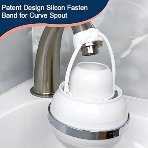 Bath Filter for Tub - Kinder Filter for Bathtub - Bath Water Ball Filter for Tub Faucet to Remove Lead,Chlorine and Fluoride - Hard Water Softener to Improves Skin, Hair and Nails Condition