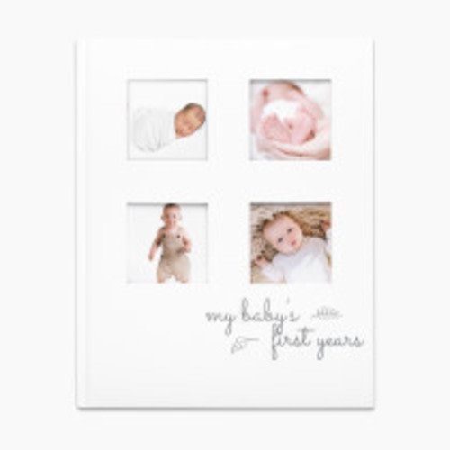 KeaBabies My Baby's First Years Memory Book - Sketch - Alpine White