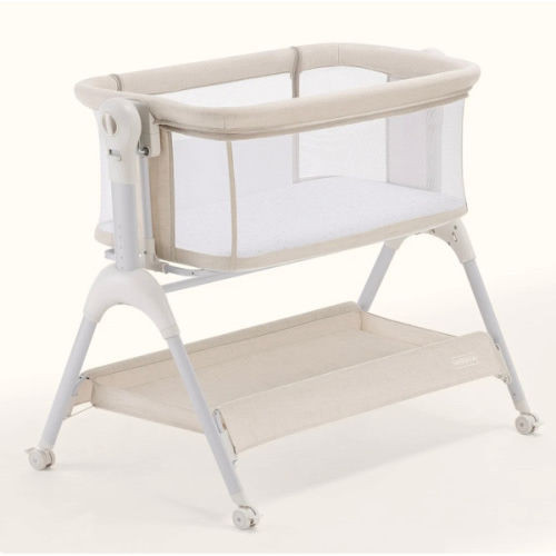 HARPPA Cuddly Sway | 3-in-1 Rocking Baby Bassinet & Bedside Sleeper for Newborns with Mattress for Reflux | Attaches to Bed, Adjustable Heights, Non-Toxic & CPSC Certified | Sturdy Frame, Portable Wheels, Tool-Free Setup, Gentle Rocking | Perfect for Newb