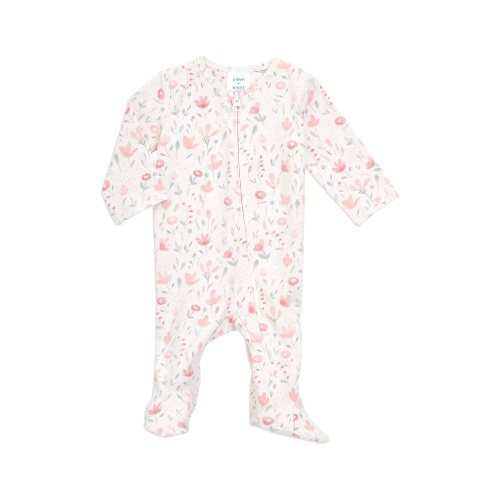 aden + anais Comfort Knit Footie, 0-3 M, Perennial