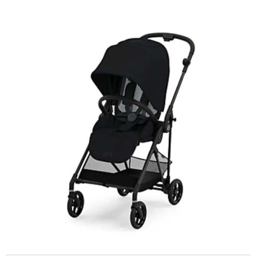 Melio Carbon 3 Stroller - Moon Black