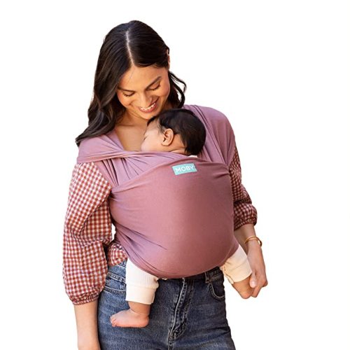 Moby Wrap Baby Carrier | Evolution | Baby Wrap Carrier for Newborns & Infants | #1 Baby Wrap | Baby Gift | Keeps Baby Safe & Secure | Adjustable for All Body Types | Perfect for Mom & Dad | Terracotta
