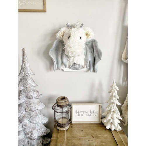 Dragon Wall Mount Nursery Decor | Plush Dragon Stuffed Animal – ClaraLoo