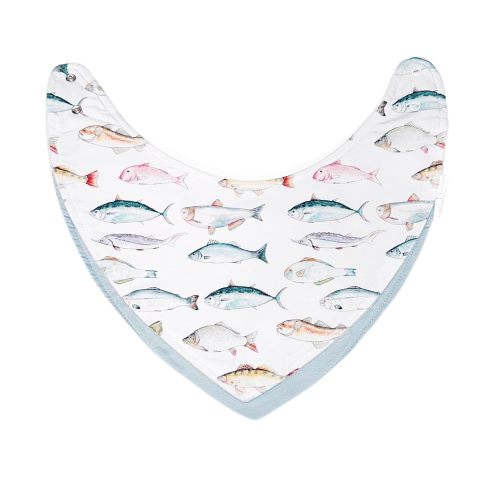 Baby Bib Combo for Drooling and Teething - Set of Two Bibs, Soft Bamboo Viscose, Highly Absorbent, Snap Closure