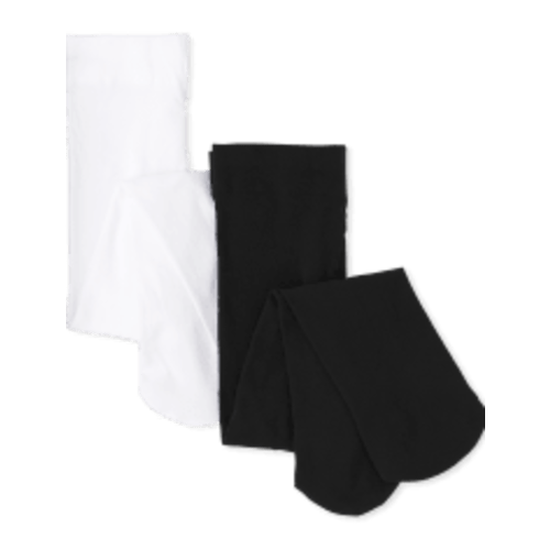 Baby And Toddler Girls Microfiber Tights 2-Pack - WHITE | The Children's Place