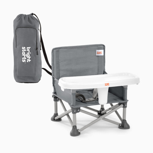 Bright Starts Pop 'N Sit Portable Booster - Grey